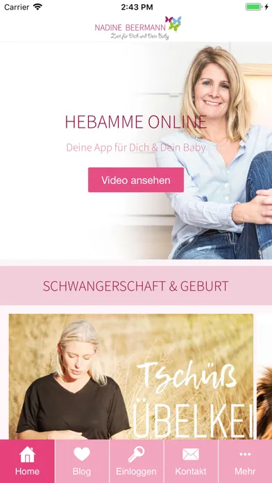 Nadine Beermann Hebamme Online سکرین شاٹس
