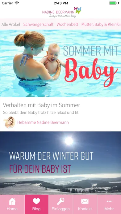 Nadine Beermann Hebamme Online سکرین شاٹس
