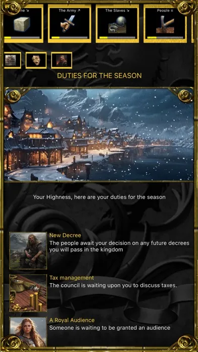 Captures d'écran de Vikings: Age of Dynasties RPG