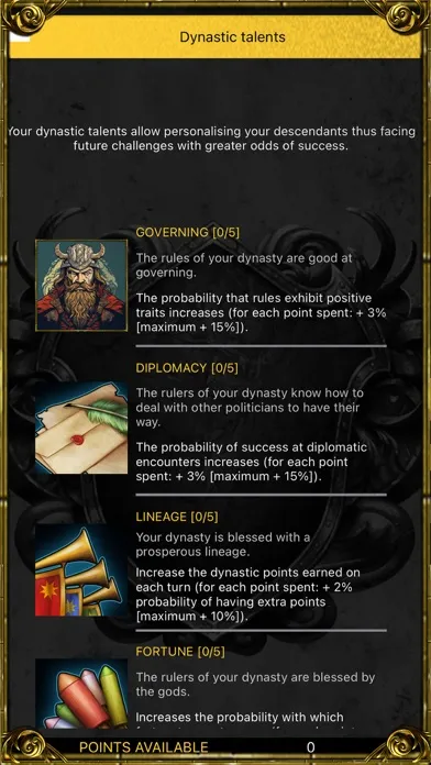 Captures d'écran de Vikings: Age of Dynasties RPG