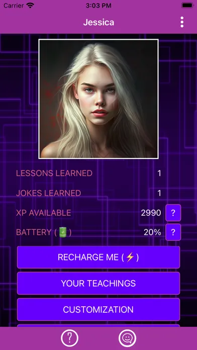 Screenshot di ChatBot My Virtual Girlfriend