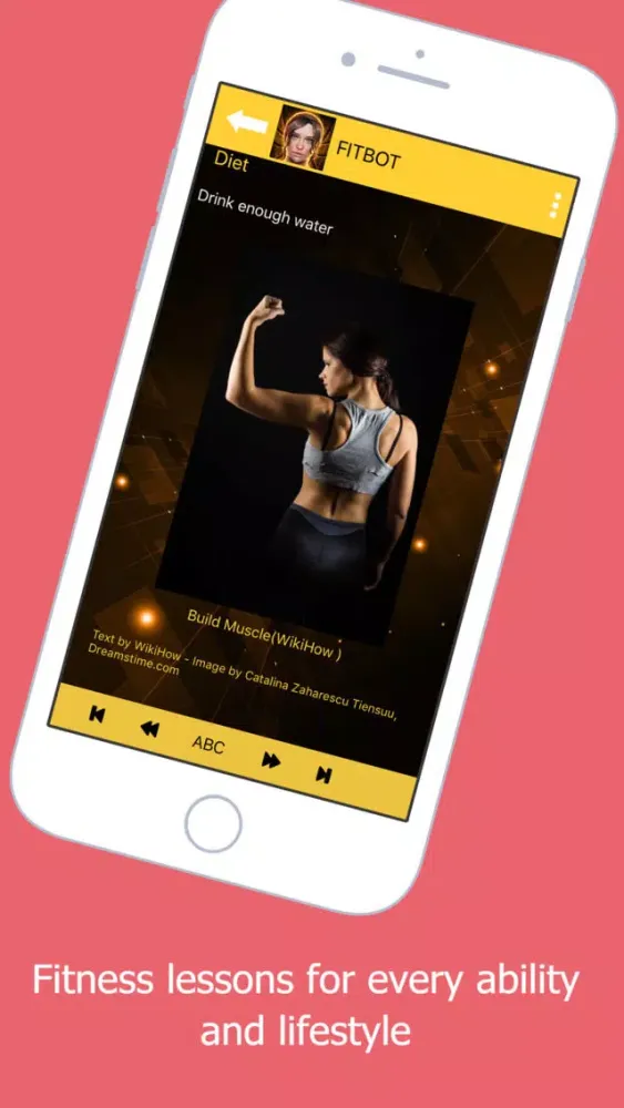 Screenshot di Flat stomach workouts - FitBot