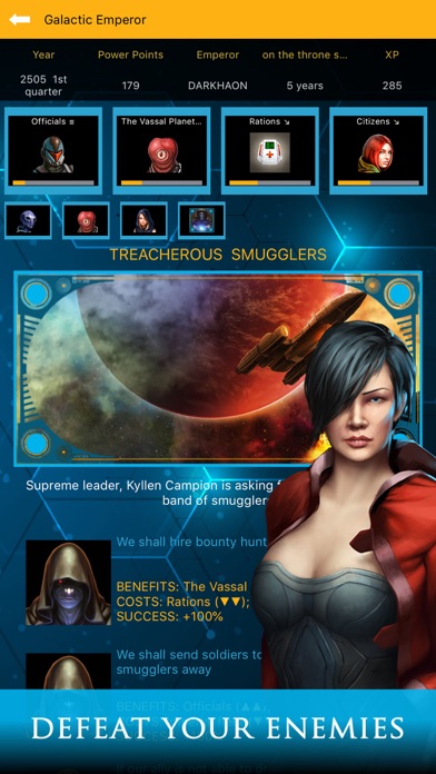 Galactic Emperor: Space RPG スクリーンショット