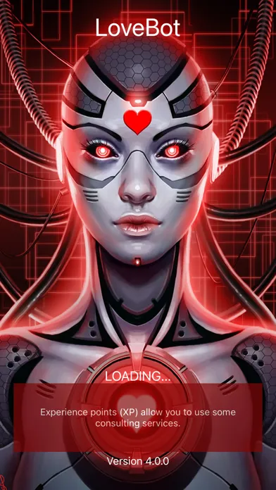 ภาพหน้าจอของ LoveBot Relationship Oracle