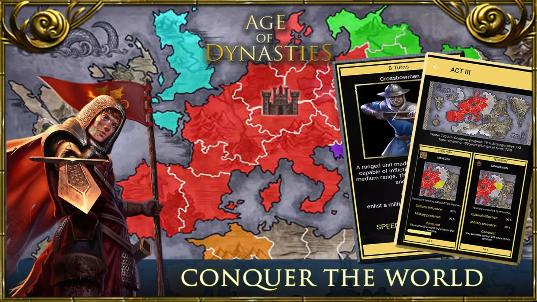 Capturas de tela do Age of Dynasties