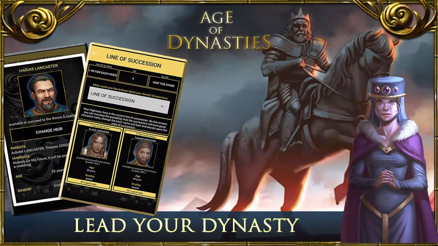 Capturas de tela do Age of Dynasties