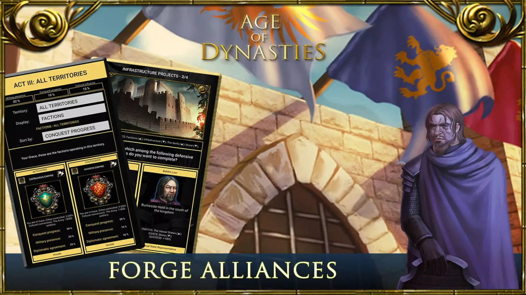 Capturas de tela do Age of Dynasties