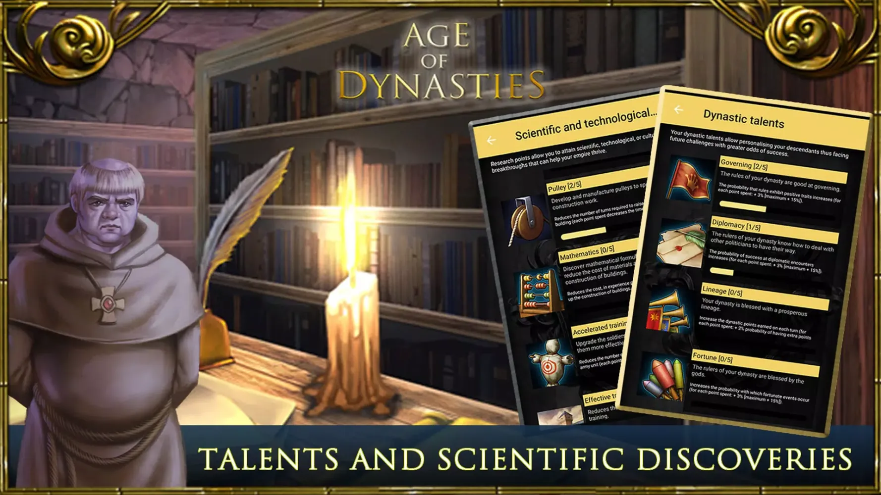 Capturas de tela do Age of Dynasties