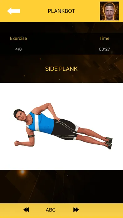 Captures d'écran de Plank: Abs Workout for Men
