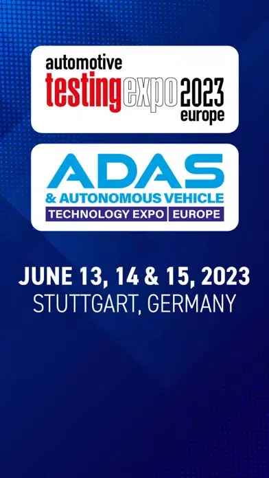 Capturas de tela do Automotive Testing Expo / ADAS