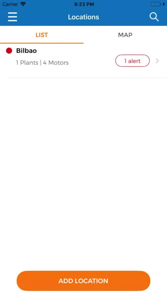 Zrzuty ekranu Test Motors SmartSoft App