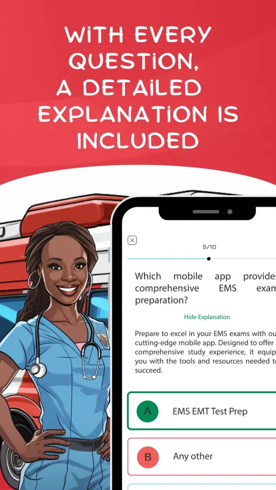 NREMT EMT EMS Test Prep 2023应用截图