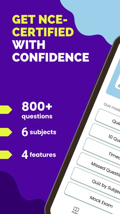 NCE Counselor Exam Prep 2024 Screenshots