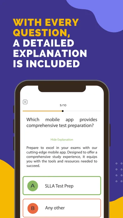 Ảnh chụp màn hình của SLLA 6990 Test Practice 2024