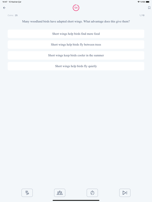 Capturas de tela do 8Th Grade Practice Tests iPad 