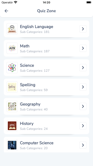 Capturas de tela do 8Th Grade Practice Tests