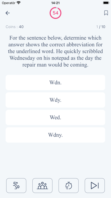 Capturas de tela do 8Th Grade Practice Tests