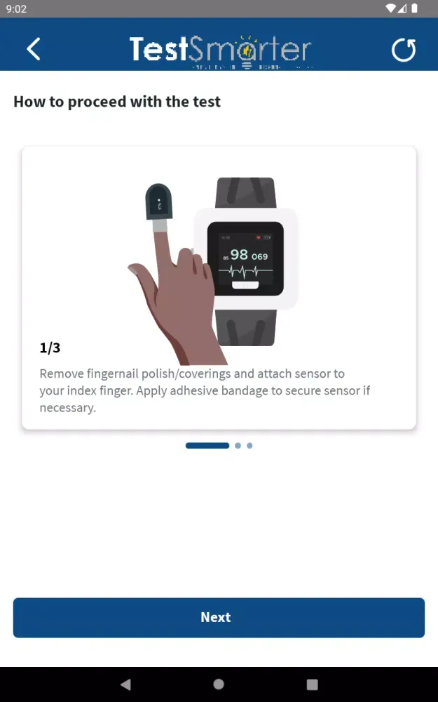 TestSmarter Patient Screenshots