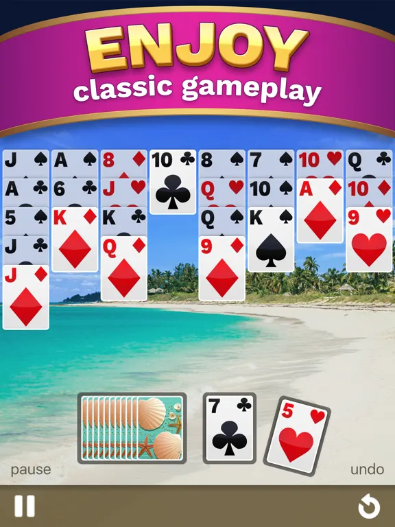 تصاویر Golf Solitaire Cube iPad 