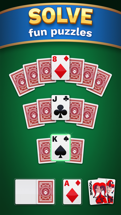 Ảnh chụp màn hình của TriPeaks Solitaire Cube