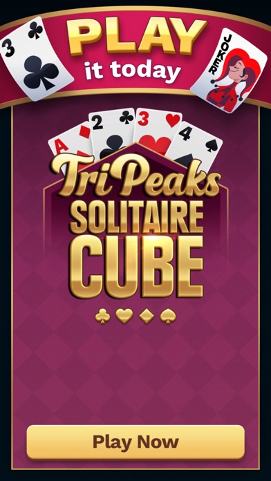 Ảnh chụp màn hình của TriPeaks Solitaire Cube