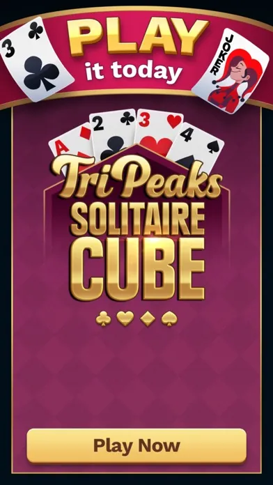 TriPeaks Solitaire Cube Screenshots