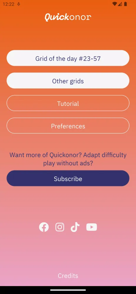 Tangkapan layar Quickonor