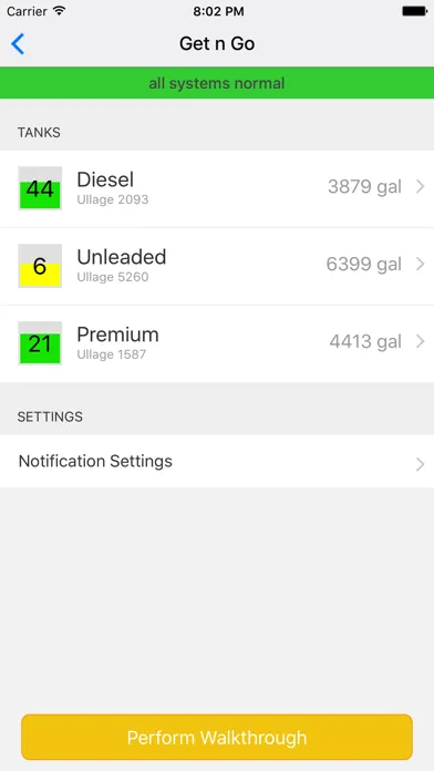 FUEL Management Screenshots