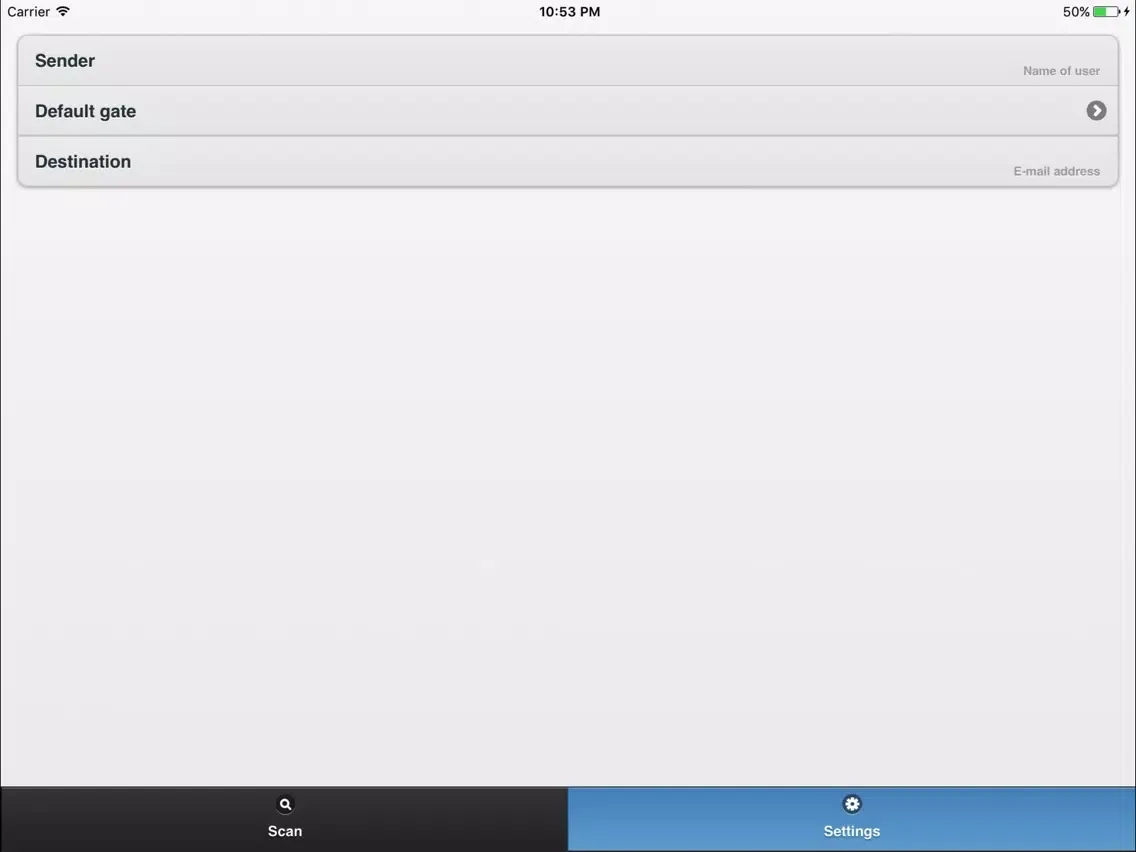 ภาพหน้าจอของ CETT iPad 