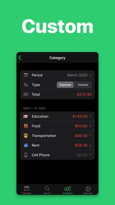 Скриншоты Budget Calendar - Monelyze