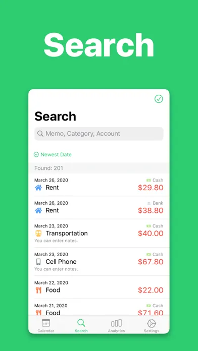 Скриншоты Budget Calendar - Monelyze