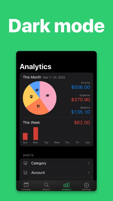 Скриншоты Budget Calendar - Monelyze