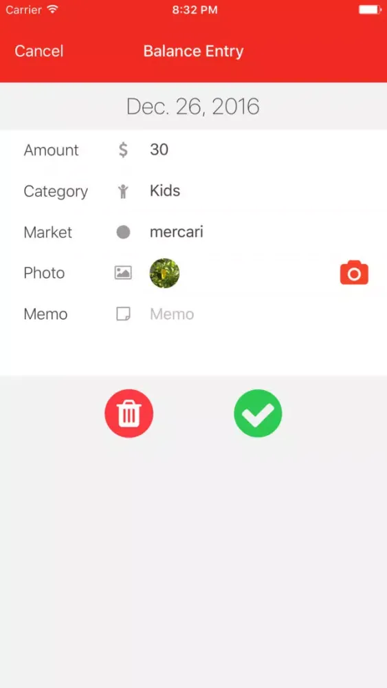 Frimemo: Flea Market Management, Budget Screenshots