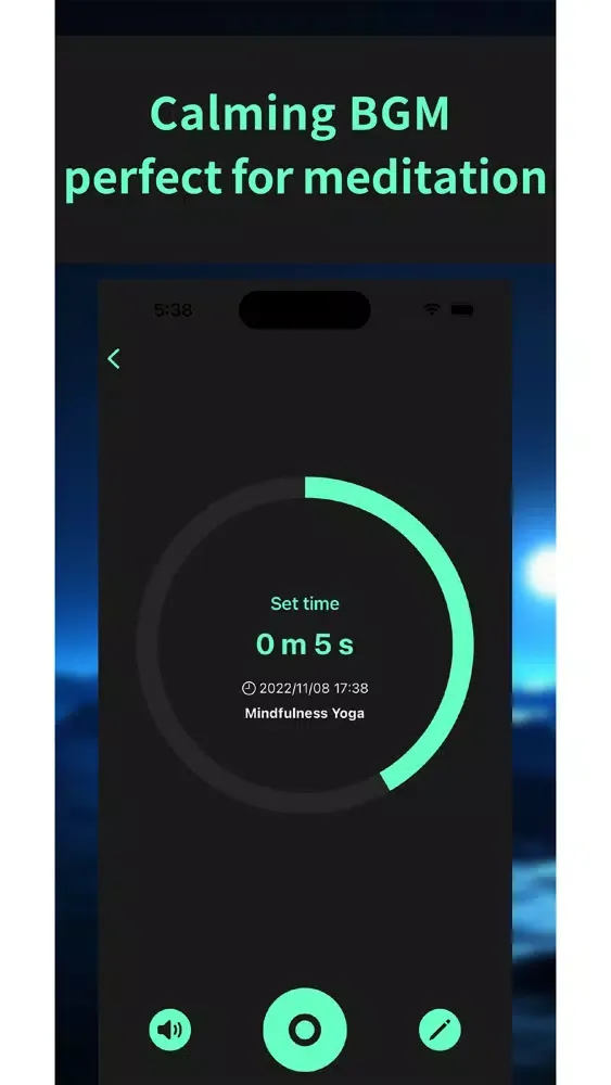 Capturas de pantalla de Meditation timer for daily use