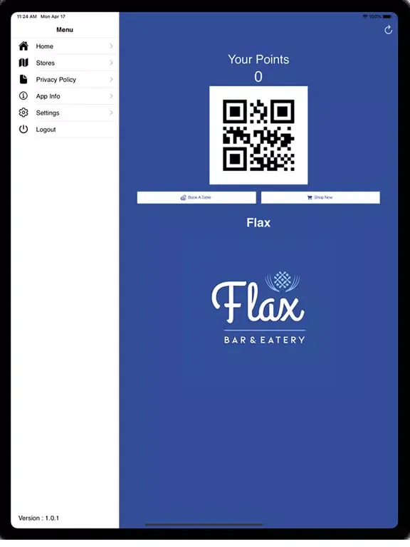 Скриншоты Flax Bar & Eatery iPad 