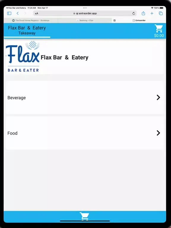 Скриншоты Flax Bar & Eatery iPad 