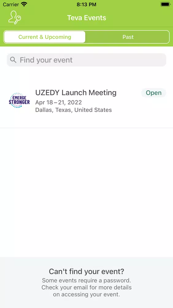 Teva Pharmaceuticals Event App স্ক্রিনশট