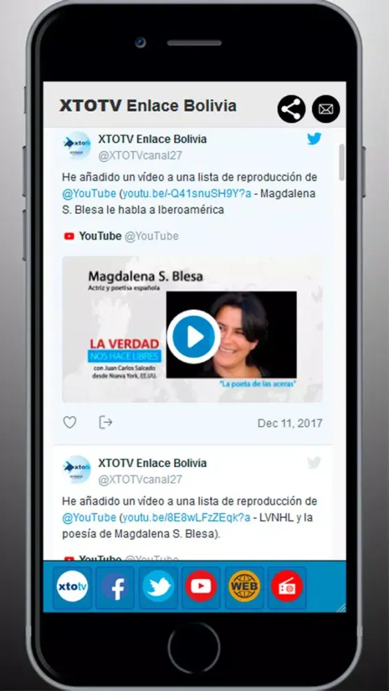 XTOTV Enlace Bolivia應用截圖
