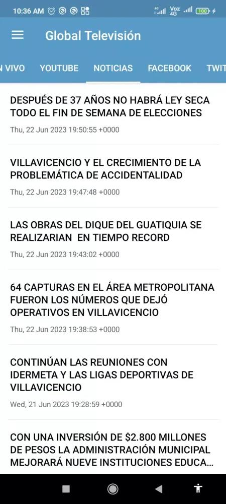 Скриншоты Global Televisión