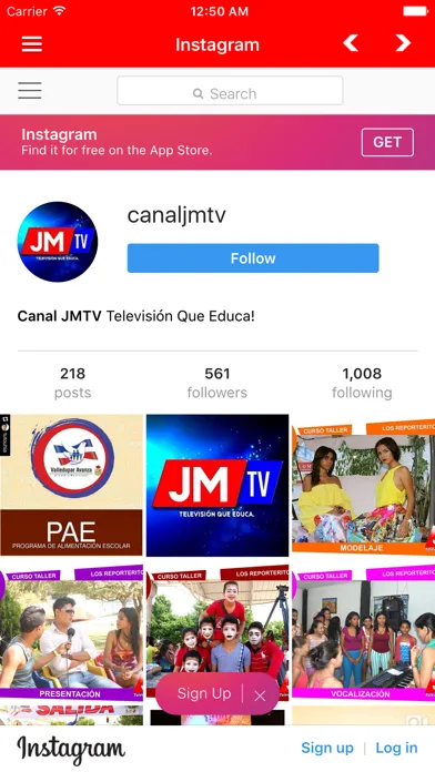 Скриншоты Canal JMTV