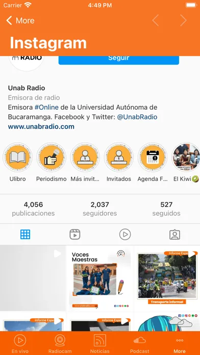 Unab Radio应用截图