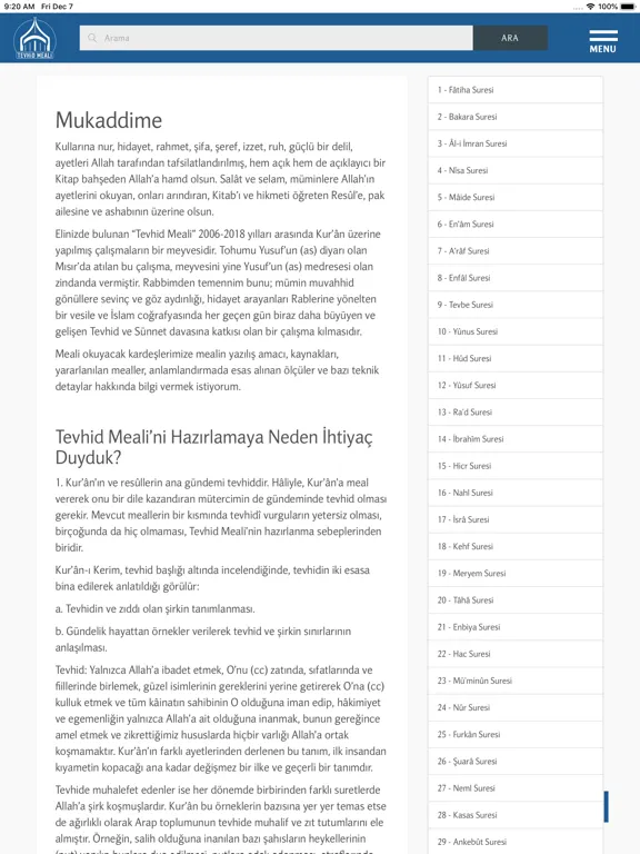 Tevhid Meali iPad  স্ক্রিনশট
