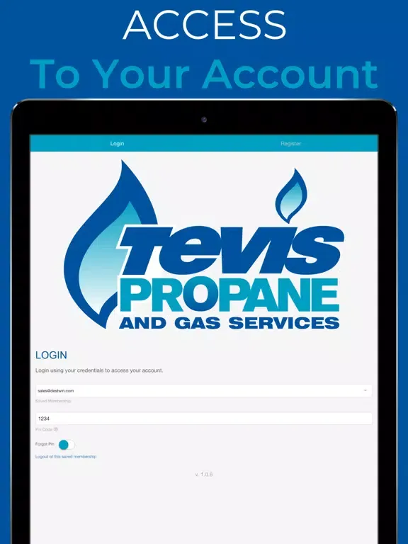 Tevis Propane iPad  Screenshots