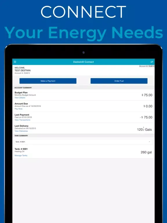 Tevis Propane iPad  Screenshots