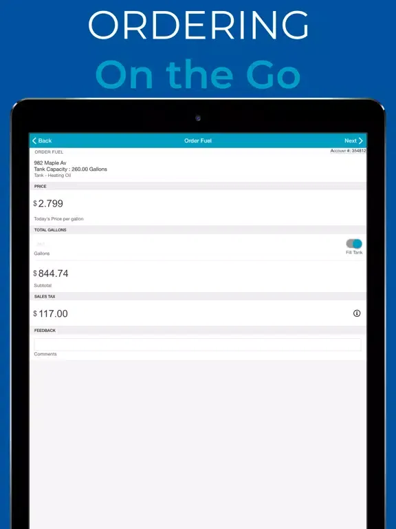 Tevis Propane iPad  Screenshots