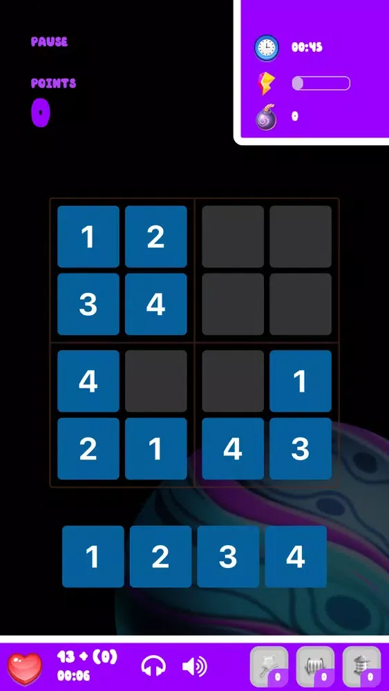 Ảnh chụp màn hình của Sudoku Planets