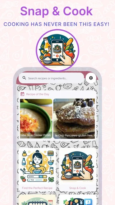 Captures d'écran de ChefBot - CookSnap AI