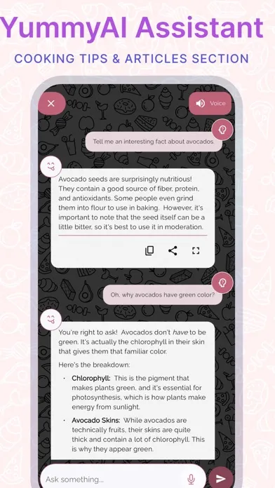 Captures d'écran de ChefBot - CookSnap AI
