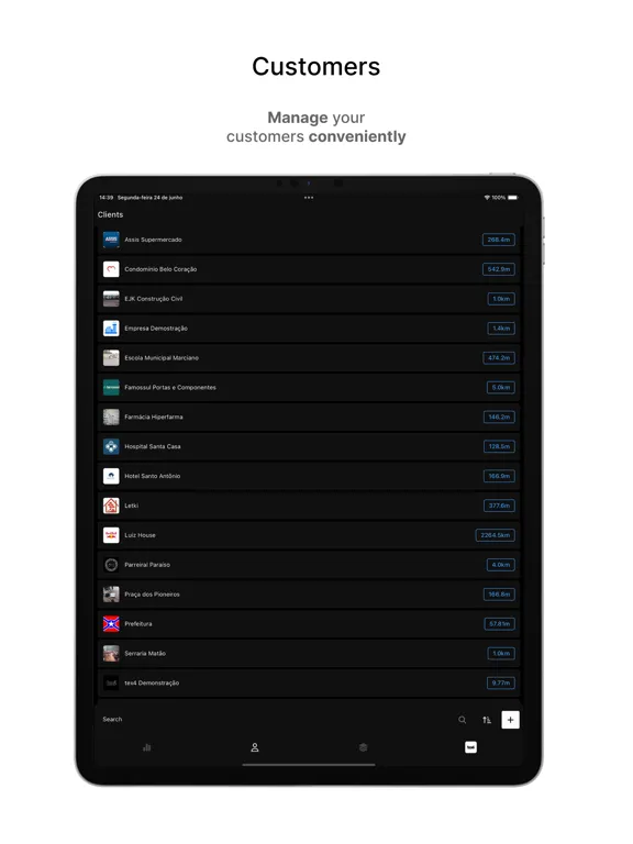 Ảnh chụp màn hình của tex4 Business iPad 