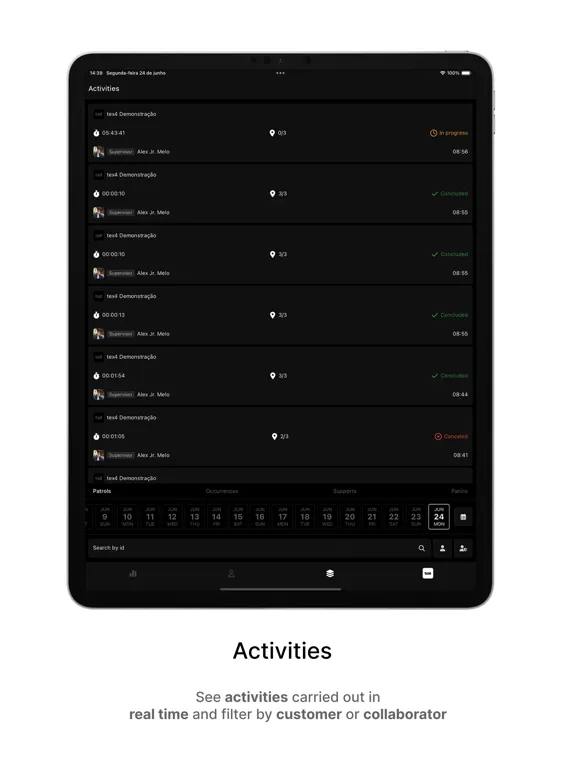 Ảnh chụp màn hình của tex4 Business iPad 